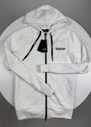 Соуп худи armani exchange белый