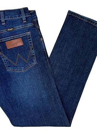 Джинси wrangler stretch denim t010032 - темно синий