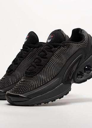 Кроссовки мужские черные текстиль nike air max dn black размер 42 45