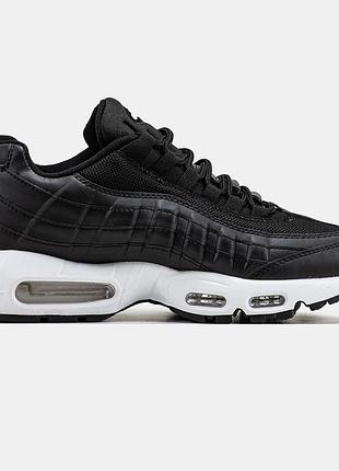 Мужские кроссовки nike air max 95 черные оригинальные