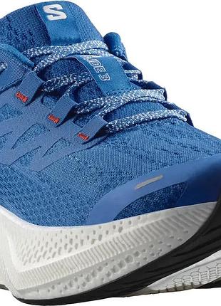 Тактические кроссовки salomon outdoor aero glide 3 7 french blue/white/cherry tomato