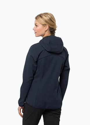 Urbanshop com ua куртка софтшелл женская jack wolfskin bornberg hoody синяя 1307691 размеры запитуйте