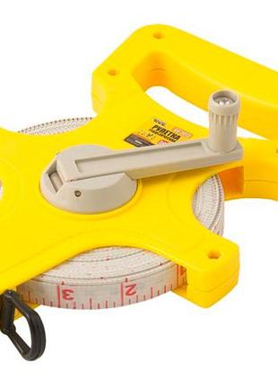 Рулетка mastertool 30 м x 13 мм геодезическая стекловолокно (66-3013)