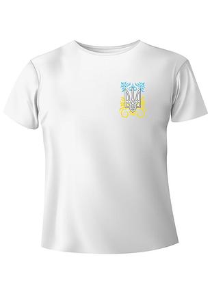 Bono футболка мужская 950102 принт герб блакитно-жовтий 56