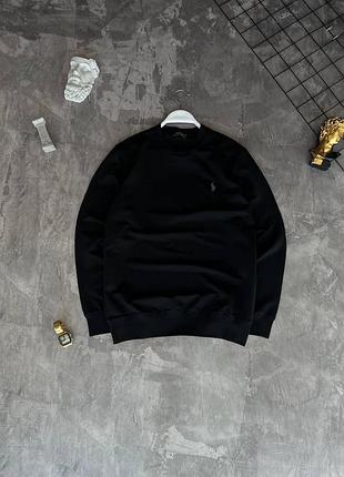 Свитшот polo ralph lauren черный мужской xl