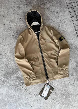 Ветровка stone island мужская коричневая стон айленд xl