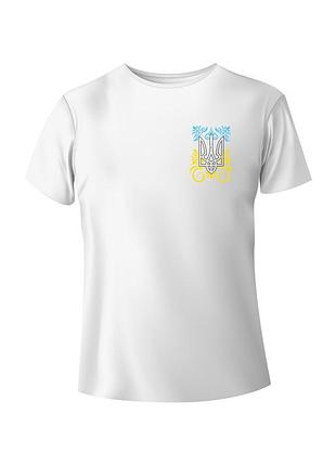 Bono футболка женская 950102 принт герб жовто-блакитний 44