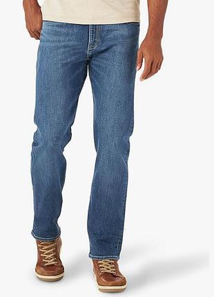 Джинси lee men's extreme motion slim straight jean russ - блакитний 32х32