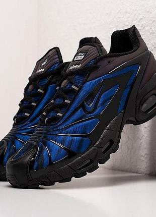 Кроссовки мужские светящиеся nike air max tailwind v skepta blue размер 44 45
