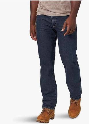 Джинсы мужские wrangler / rustler regular fit tint темно-синий