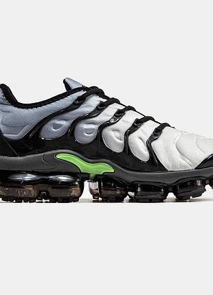 Мужские кроссовки nike vapormax plus черный серый оригинальные