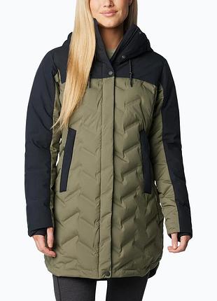 Urbanshop com ua женский пуховик columbia mountain croo iii mid down coat каменно-зеленый/черный размеры запитуйте