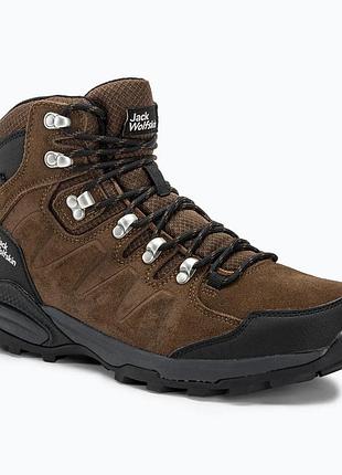 Urbanshop com ua мужские трекинговые ботинки jack wolfskin refugio texapore mid brown/фантом размеры запитуйте