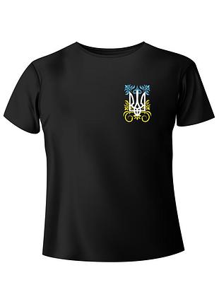 Bono футболка мужская 950101 принт герб блакитно-жовтий 2ч 56