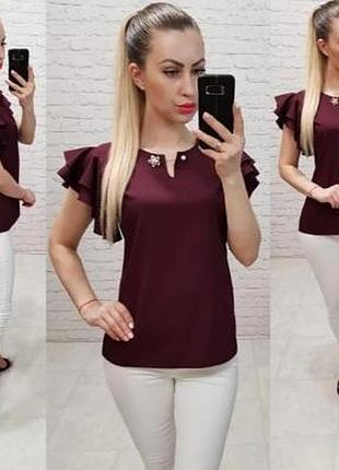 Блуза арт.166 вишня