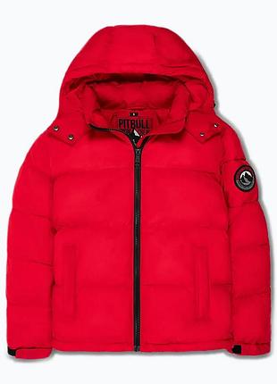 Urbanshop com ua куртка зимняя женская pitbull cleo quilted hooded red размеры запитуйте