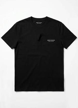 Футболка мужская armani exchange milano / new york ax-2308black 5xl