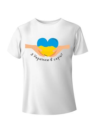 Bono футболка женская 950102 принт з україною в серці! 48