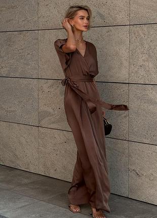Платье jadone fashion розалия s шоколад