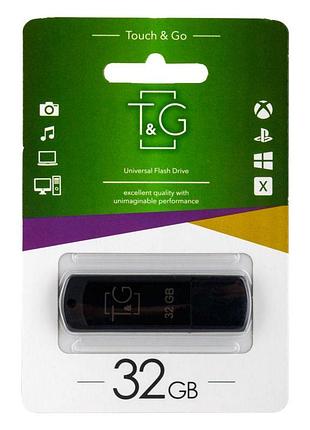 Флеш память t&g usb 2.0 32gb classic 011 black