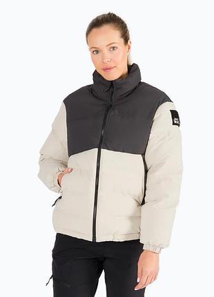 Urbanshop com ua пуховик женский jack wolfskin alex down черно-бежевый 1206921 размеры запитуйте