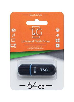 Usb-накопитель t&g 64gb jet 012 usb flash drive 2.0 64 гб black