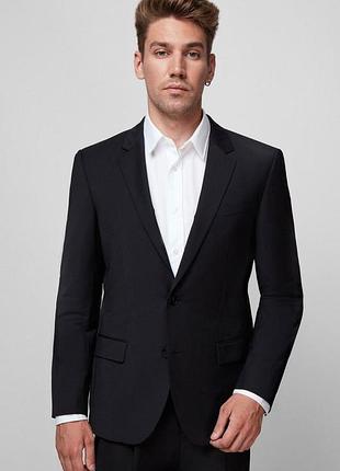 Піджак, блейзер hugo чоловічий чорний xs (fr 44) (632291-03 black)