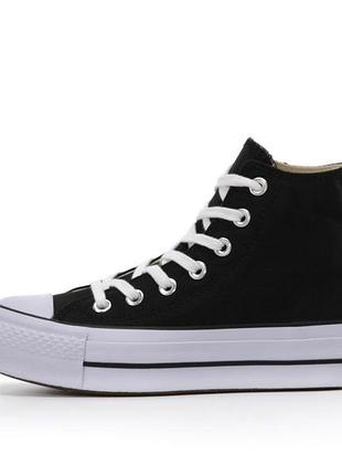 Женские кроссовки converse черные тканевые для женщин качественные удобные 37