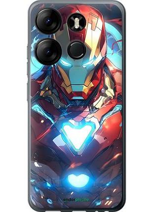 Чехол на tecno spark go 2023 bf7 железный человек текно спарк гo 2023 бф7