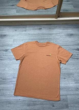 Стильная базовая мужская футболка от культового стритвир-бренда carhartt wip (линейка work in progress)