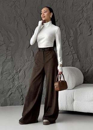 Брюки jadone fashion фива xxl шоколад