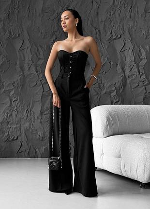 Брюки jadone fashion фива xl чёрный