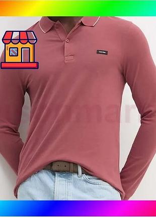 Bs мужской трикотажный лонгслив best mix calvin klein (размер m) bas77/n