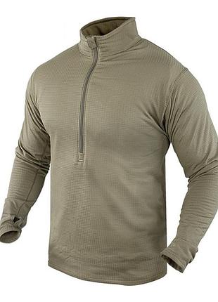 Армейская термокофта condor base ii zip tan 603-499 xxl