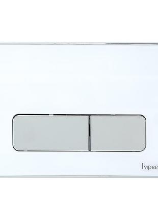 Imprese i7110, клавіша змиву, білий глянець, вставка з акрилу