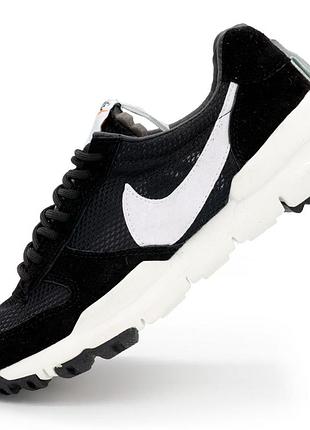 Мужские кроссовки nike mars yard 2.0 черно-белые. топ качество! 43. размеры в наличии: 42, 43.