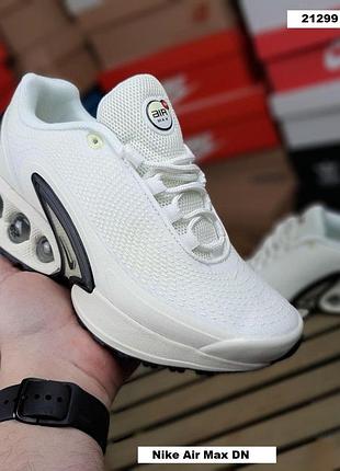 Кроссовки nike air max dn женские текстильные белые кроссовки на весну, лето, осень найк аир макс dn женские