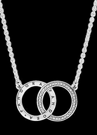 Серебряное ожерелье pandora 396235cz