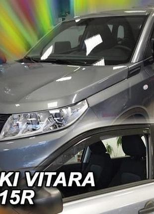 Дефлекторы окон ветровики suzuki vitara 2 5d 14- вставные 4шт heko сузуки витара