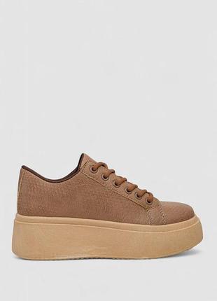 Кроссовки женские демисезонные цвет коричневый top shop ua_