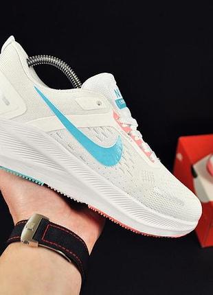 Кроссовки nike zoom flyknit lunar3 арт 21280 (женские, сетка, найк) 36