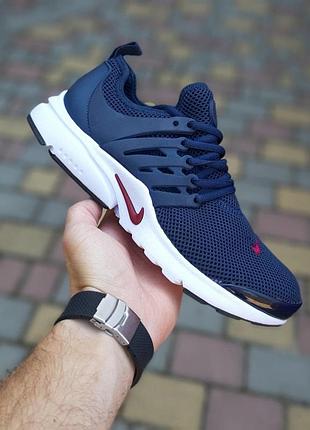Жіночі кросівки nike react presto сині текстиль літні кросівки найк престо