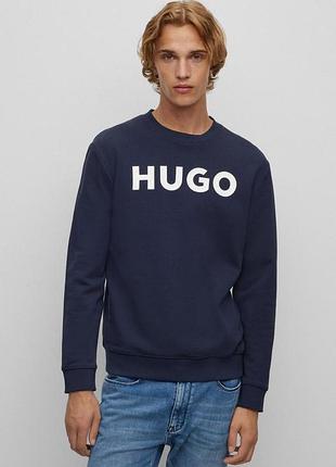 Свитшот мужской hugo hb-19508-sw dark blue l