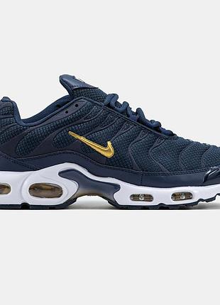 Мужские кроссовки nike air max tn plus синие оригинальные