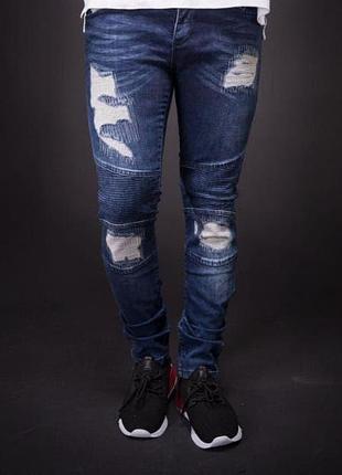 Джинсы мужские зауженные турецкие размеры l, xl, xxl