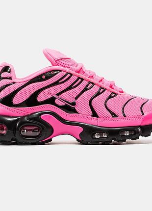 Женские кроссовки nike air max tn plus розовые оригинальные
