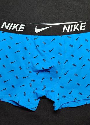 Мужские синие трусы боксеры nike. мужское белье.
