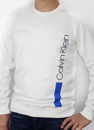 Свитшот мужской calvin klein / белый xxl