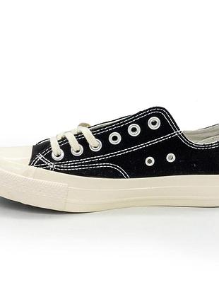 Низькі чорно-білі кеди ram ster у стилі конверс, converse chuck 70 41. розміри в наявності: 37, 38, 39, 40, 41.