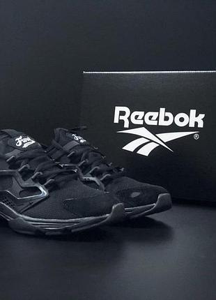Кроссовки мужские reebok fury adapt черные повседневные кросы рибок мужская спортивная обувь на лето 43